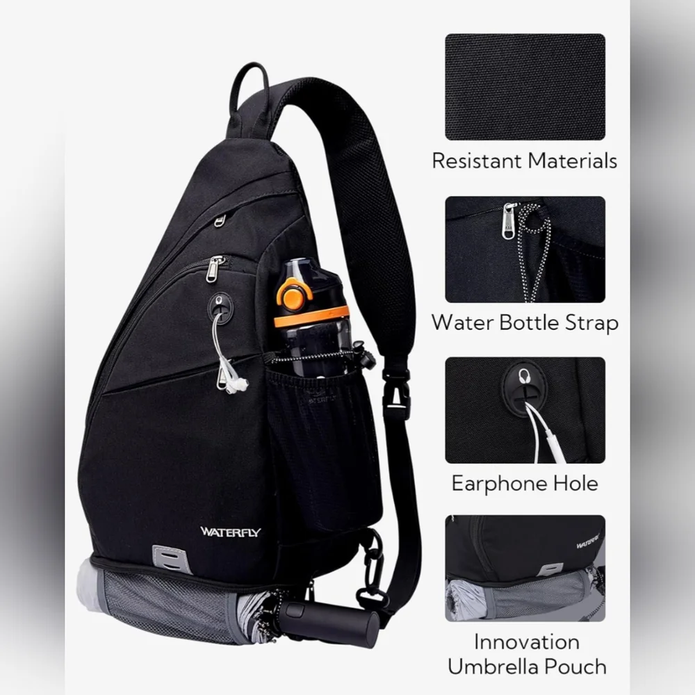 Waterfly Sling Bag Crossbody Backpack